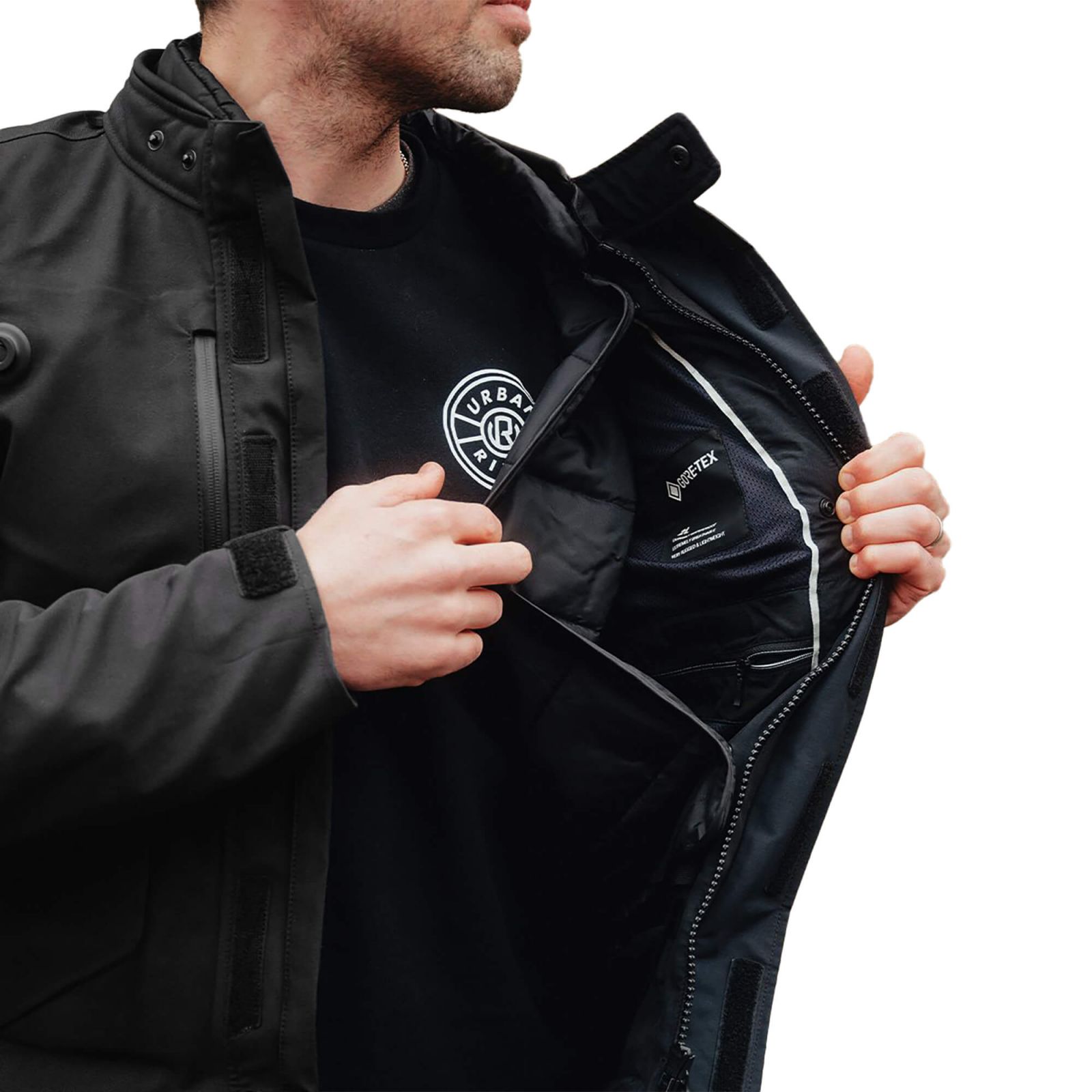 REVIT! Trench 2 GTX Jacket - Black - CE AA| Laminated GORE-TEX