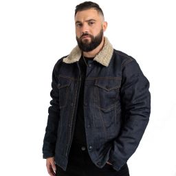 Resurgence Sherpa Selvedge Denim Jacket - Blue - AAA