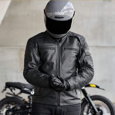 Black Pup Moto ol Bobber Gen 2 Black Leather Motorcycle Jacket