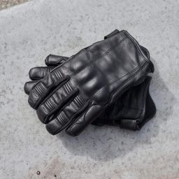 Black Pup Moto Shorties Winter WP Gloves - Black