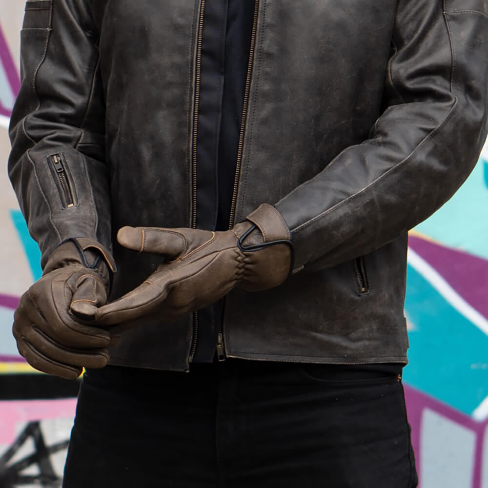 Black Pup Moto The Original Gauntlet Motorcycle Gloves