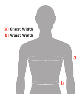 Male torso Size Chart Guide