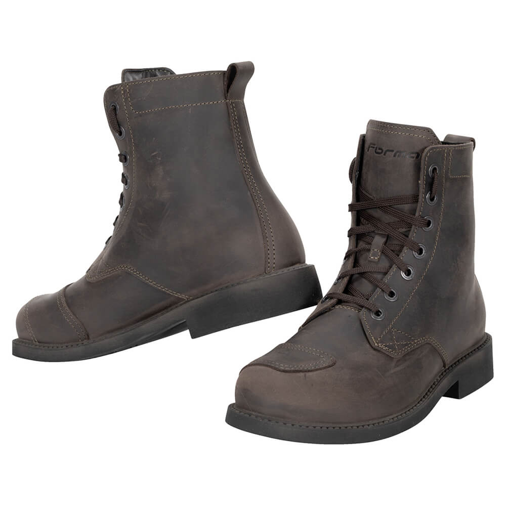 Forma Rave Brown Leather Motorcycle Boots