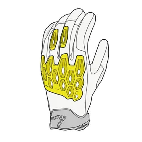 Macna Gloves EXO RISC™ knuckles Feature