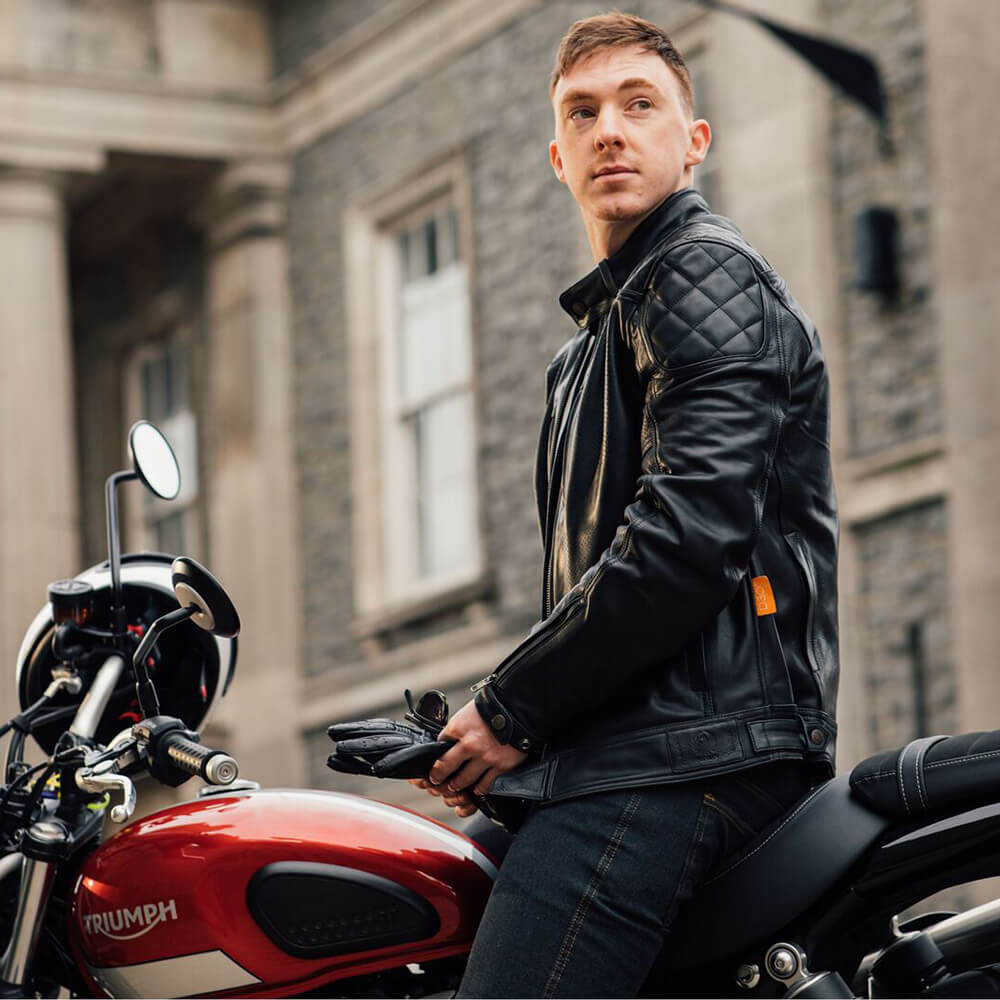 Merlin Cambrian Jacket | Perforate Leather Moto Jacket | Riders Line