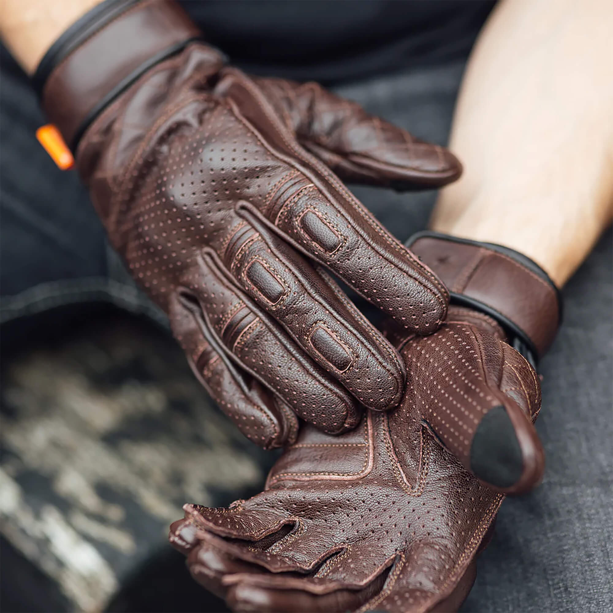 Merlin Clanstone Leather Motorcycle Gloves
