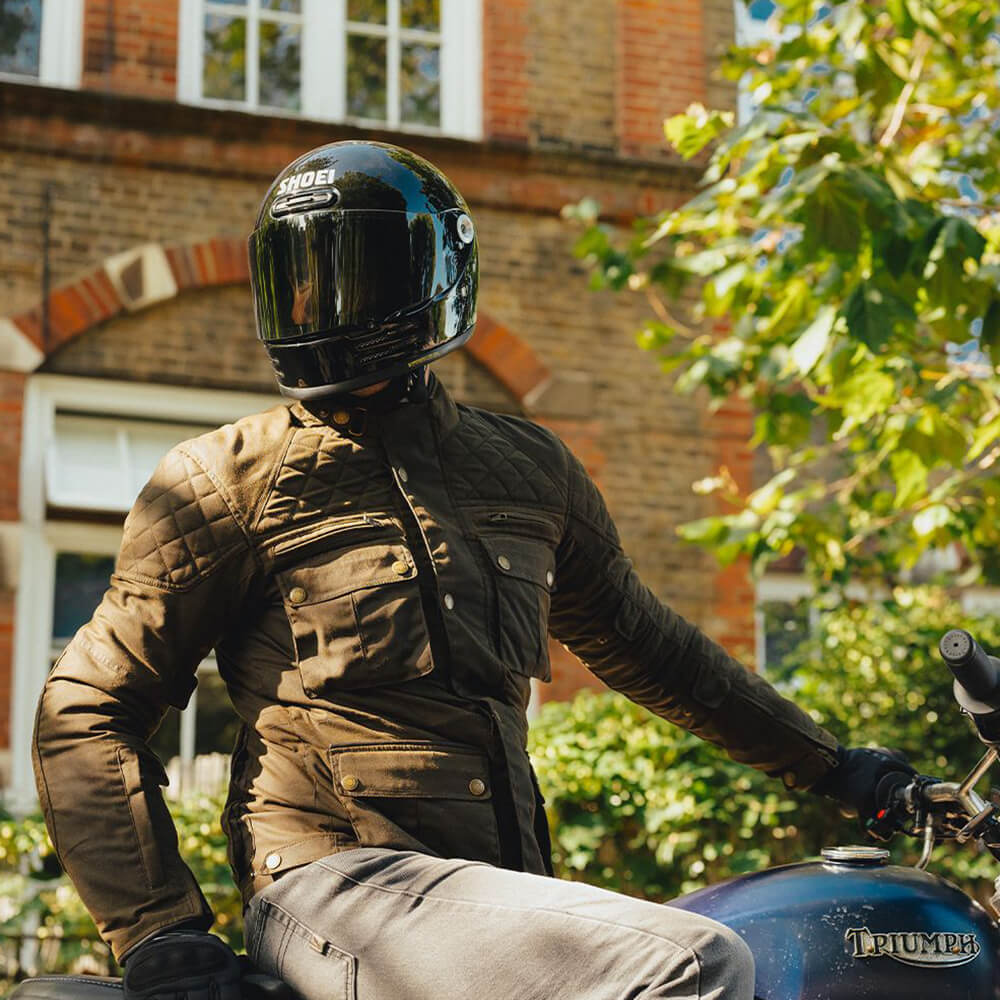 Merlin Edale II Waxed Look Motorcycle Jacket