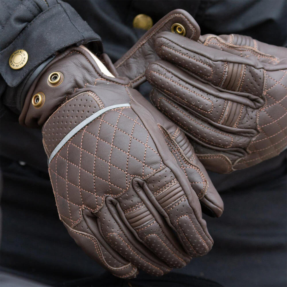 Merlin Stewart Leather Motorcycle Gloves
