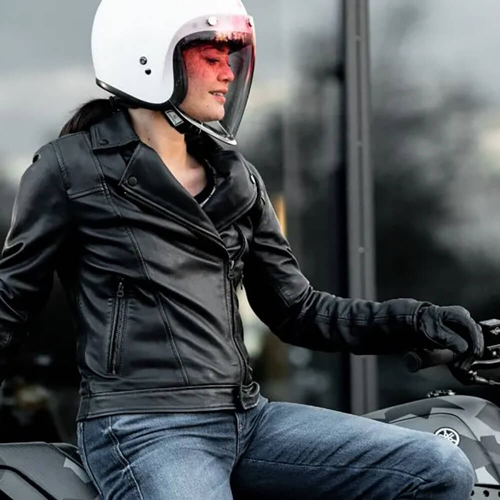 REVIT! Liv Ladies Leather Motorcycle Jacket