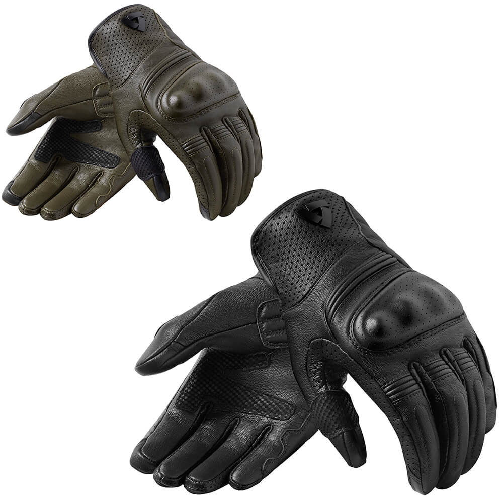 REVIT! Monster 3 High Quality Summer Leather Motorcycle Gloves