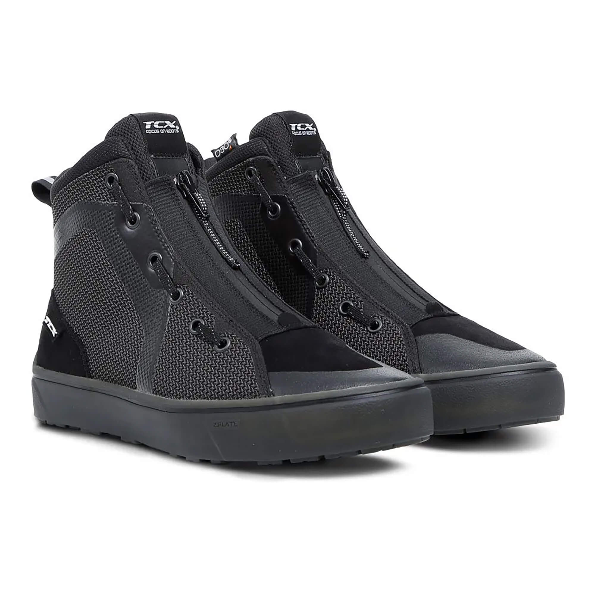TCX Ikasu Air Black Summer Motorcycle Sneakers
