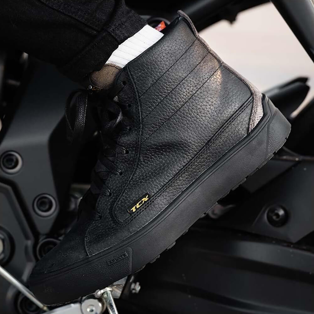 TCX Street 3 lady Waterproof Motorcycle Shoes - Black / Gold